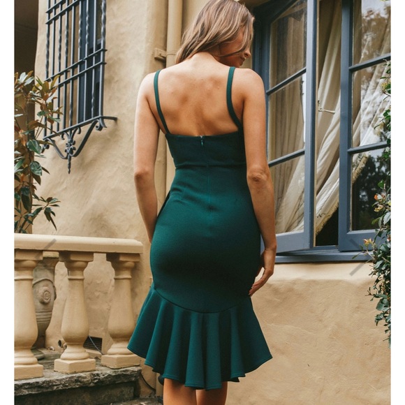 Cartagena High-Low Asymmetric Salsa Dress - Black - Picture 2 of 4